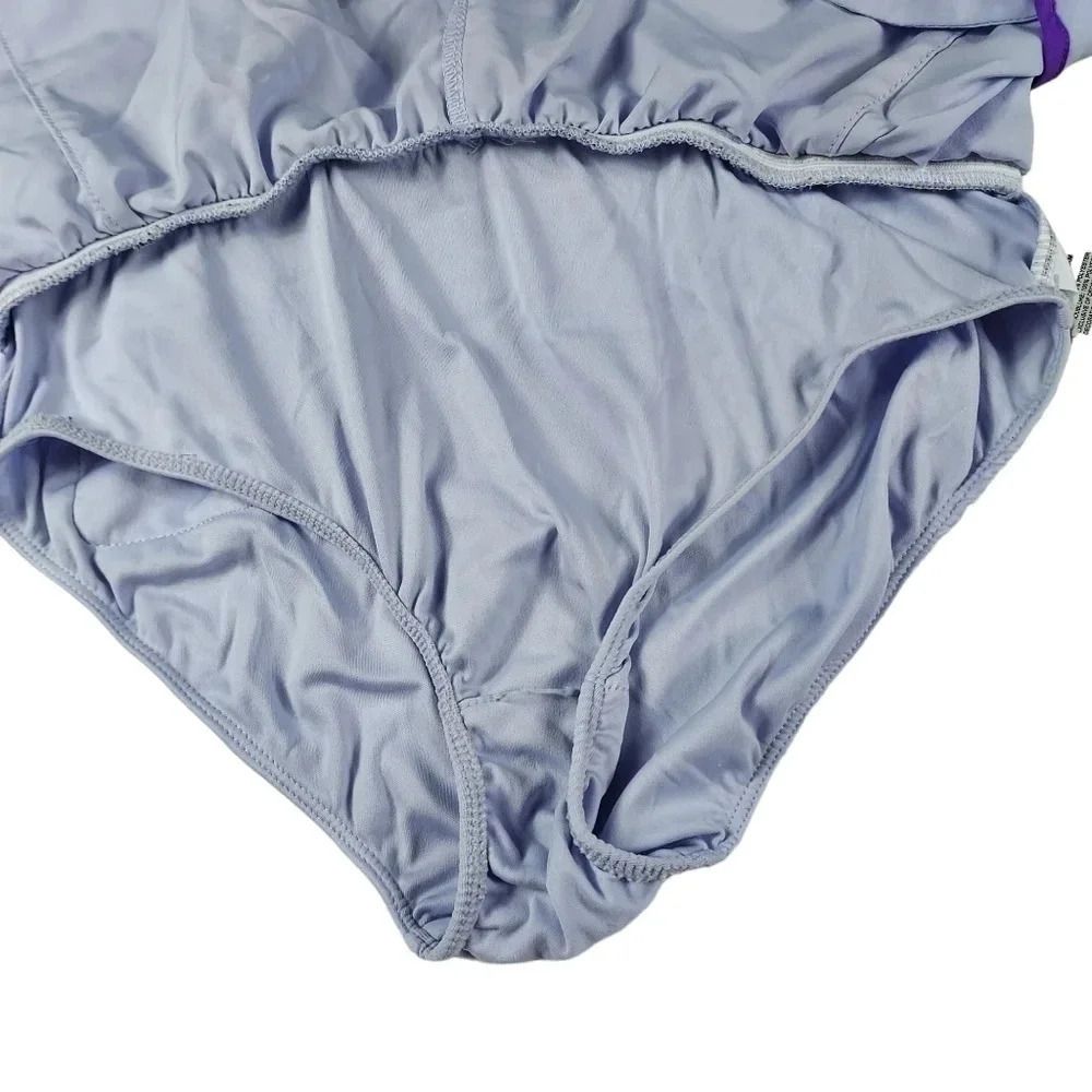 Nike Dri-Fit Womens Running Shorts Medium Integrated Underwear Light Purple - Picture 5 of 7